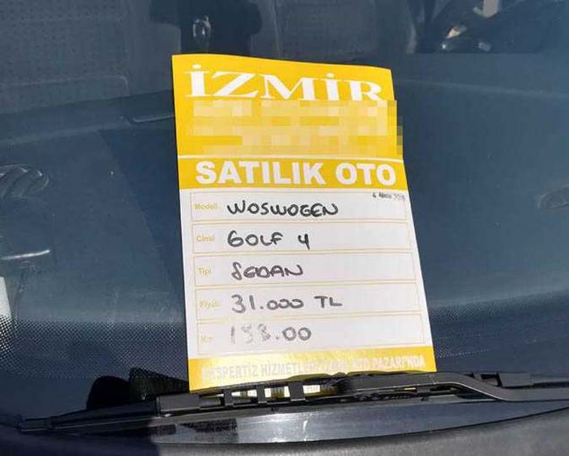 Volkswagen Golf 31.000 TL                 