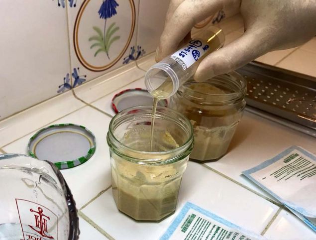 Ardndan ekmek yapmna yetecek kadar maya topland.   