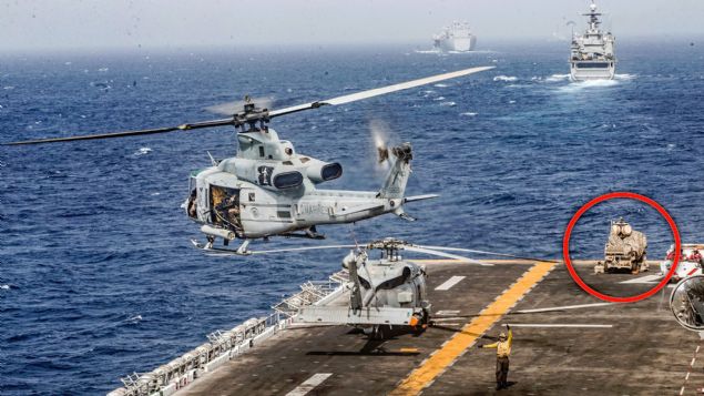 Bunun ilk zrhl-gemi konulandrma yntemi olmadn belirten uzmanlar, hassas tepsit sistemi gz nnde bulundurulduunda, 'LAV-25'in oraya konulandrlmas son derece akllc' deerlendirmesinde bulunuyor.      