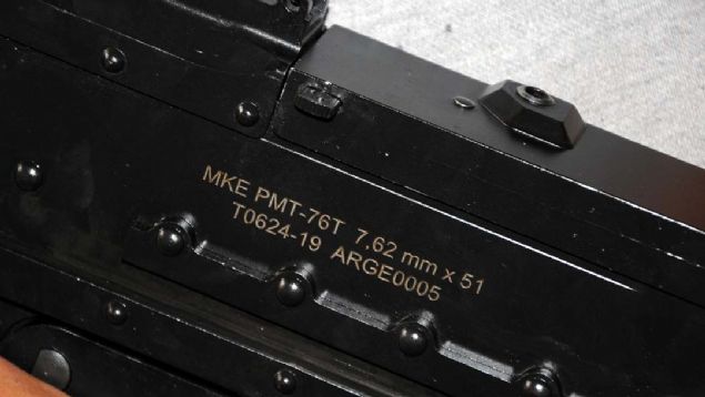 Makina ve Kimya Endstrisi Kurumu (MKEK) Silah Fabrikas'nda tamamen yerli imkanlarla retilecek PMT-76 platform makineli tfein tasarm ve prototip almalar tamamland.                                                          