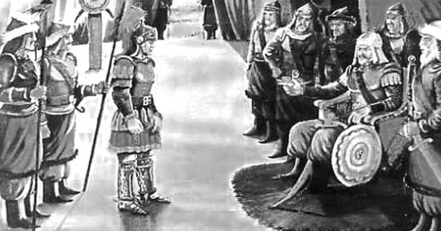 Sultan Alparslan'n kazand Malazgirt Sava'nn sonularyla tarihin seyrine yn verdiini belirten Alican, Bizans ordusunun bu savata byk yenilgi yaadn hatrlatt.       