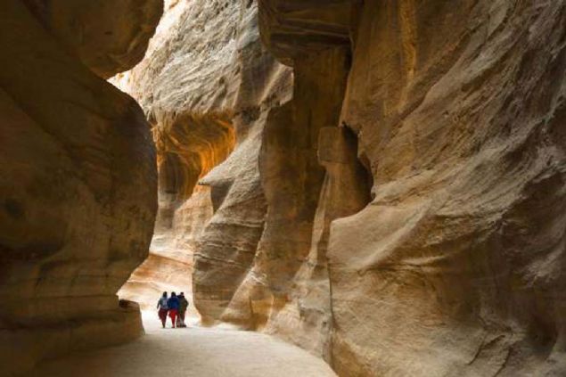 Petra, �rd�n  <br><br>  Kadim �ehir Petra'n�n giri�i.   