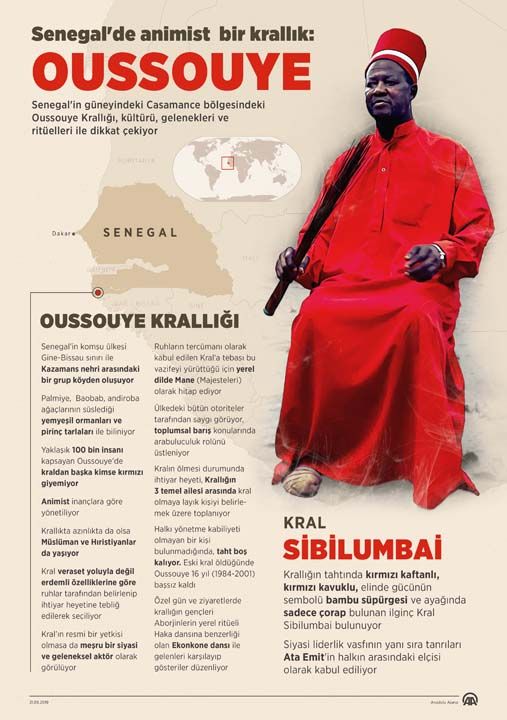 16 y�l ba�s�z kalan krall�k: Oussouye  <br><br>  Kral�n �lmesi durumunda ihtiyar heyeti, Krall���n 3 temel ailesi aras�nda kral olmaya lay�k ki�iyi belirlemek �zere toplan�yor.           