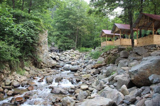 'Son yllarda yerli turistlerin yan sra yabanc turistler de blgeye youn ilgi gsteriyor. Son yllarda zellikle Orta Dou lkelerinden gelen turistlerin de ilgisinin bu blgeye artmasyla Hamsiky blgesinde, hzla konaklama merkezlerinin arttn gryoruz...    