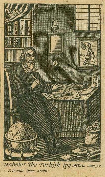 Trk casusu Mahmut'un resmedildii bir grsel.      