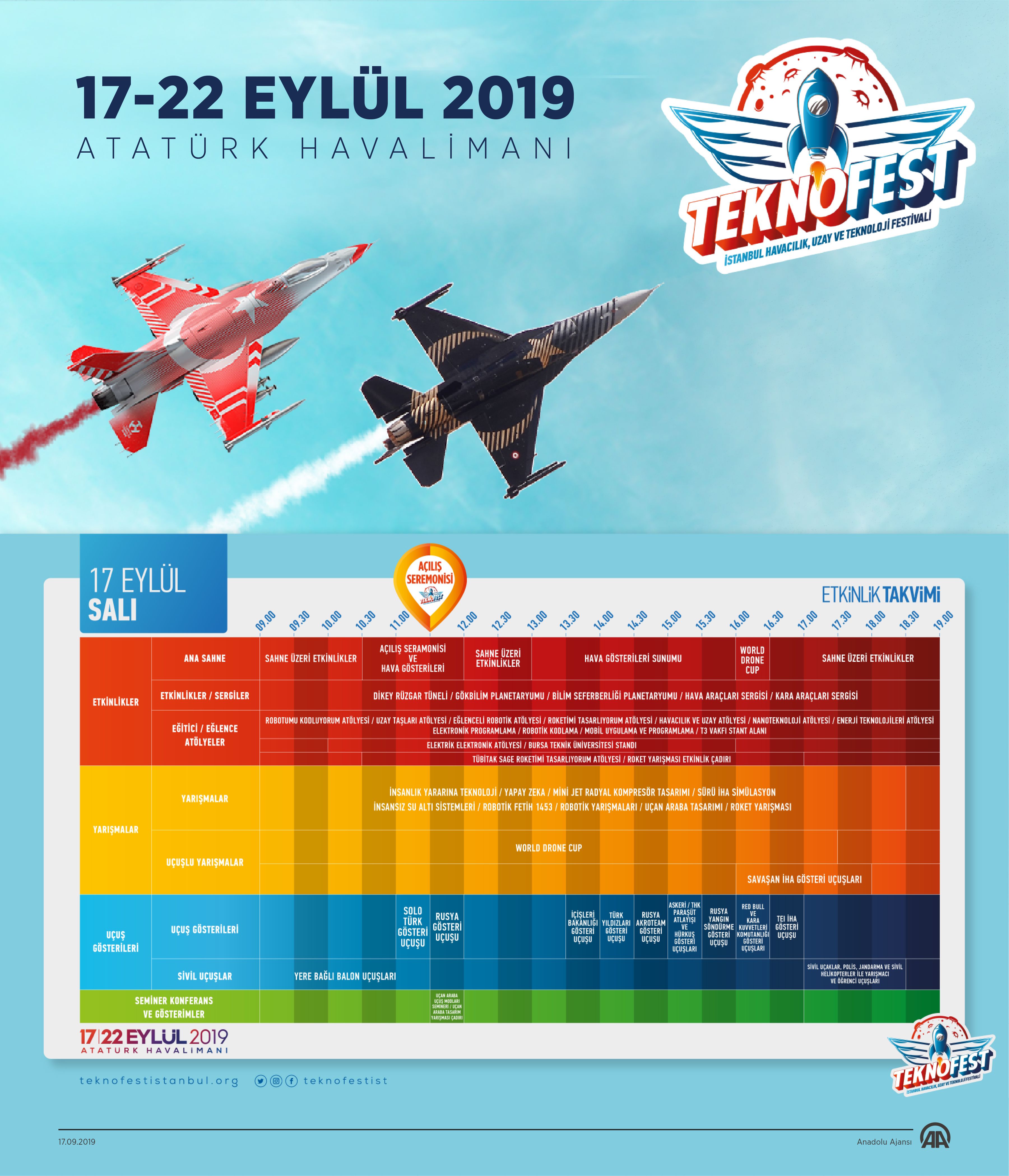 Parat atlaylaryla renklenecek festivalde, konserler verilecek.   