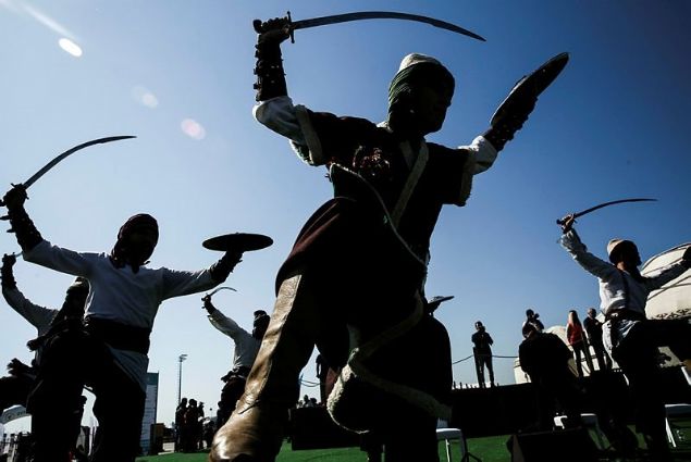 te festivalin alndan renkli grntler... 