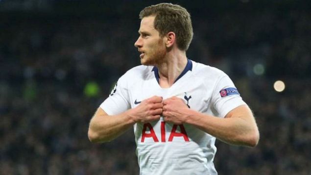                                                                 JAN VERTONGHEN - TOTTENHAM  <br><br>  SOL STOPER                                                           