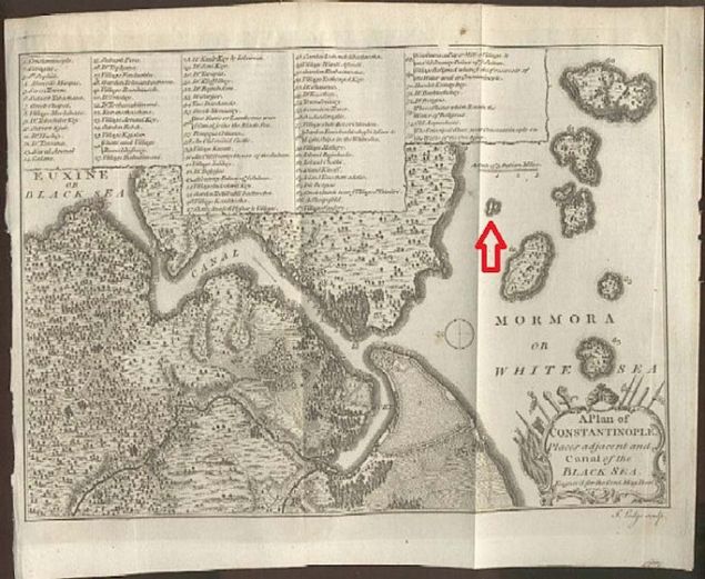 ki adacktan oluan Vordonisi'nin Bizans dneminde manastr olarak kullanld biliniyor.    