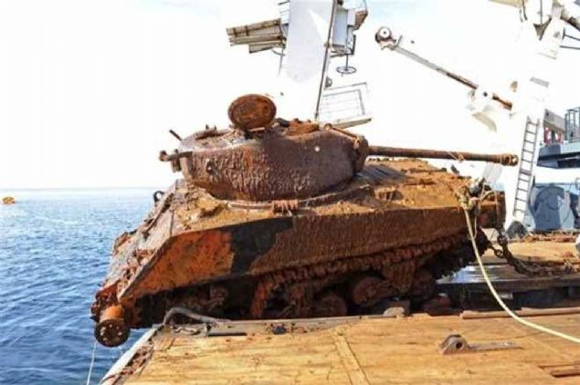 1945 ylnn Mart aynda Kuzey JW-65 konvoyu erevesinde Rusya'nn Murmansk ehrine giden gemi, Kolsk Krfezi'nde Kildin Adas yaknlarnda batrlm ve yaklak 60 metre derinlie saplanmt.  