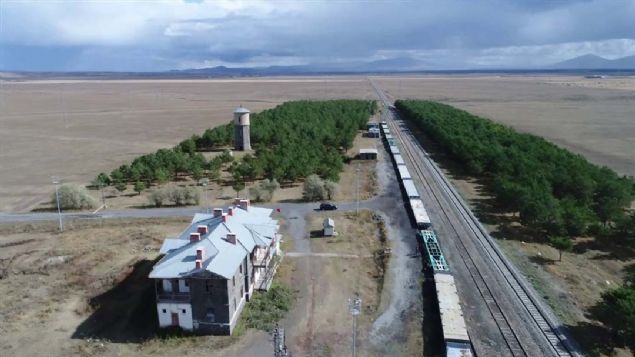 Alan� gezenlerden Kemal Antik ise, 'Tren yolunun, tren yaylar�n�n k���n kardan, tipiden korunmas� i�in bu a�a�lar dikilmi�. 