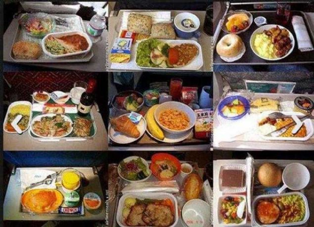 Pilotlarn menleri her zaman yolculardan farkldr. Yolculardan farkl yiyecekler yerler ve yolcularn yemeklerinden farkl olarak pilotlara zel hazrlanr. Bunun nedeni pilotlarn uu srasnda hasta dme ihtimalini ortadan kaldrmak.   