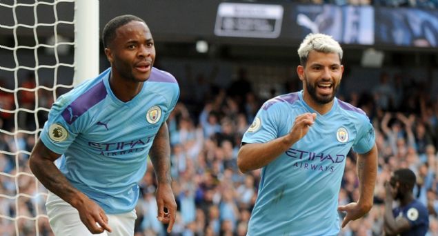                                                                 Sterling-Ag�ero<br><br>  �ngiltere Premier Lig`de 12 haftada 35 kez fileleri havaland�ran Manchester City`de bu gollerin 16`s�n� Ag�ero(9)-Sterling(7) ikilisi kaydetti. �kili, en golc�ler listesinde ���nc� s�rada yer al�yor.                                                          