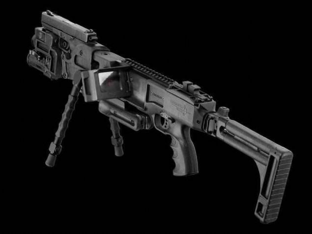 Cornershot, standart olarak 40 mm'lik bomba atar ta��yor ve tanksavar olarak da kullan�labiliyor. 