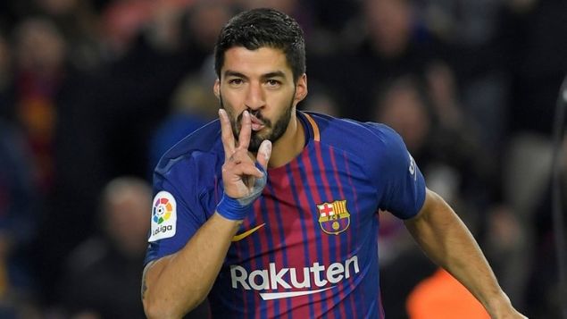                                                                 5- Luis Suarez / Barcelona                                                        