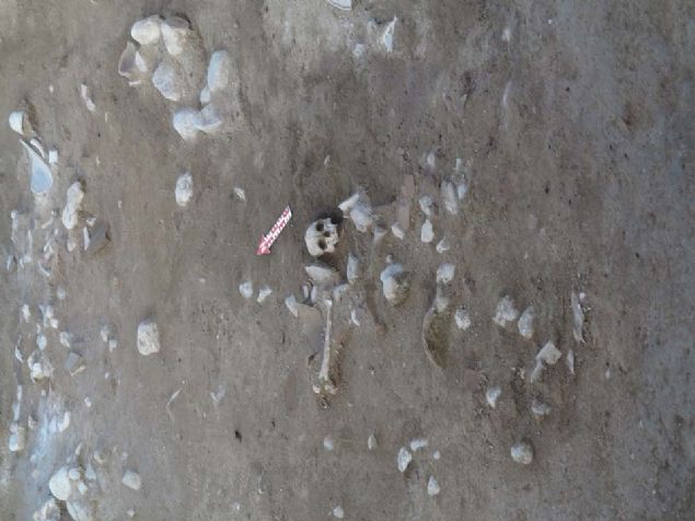 Hitit niversitesi Arkeoloji Blm ve apinuva Kaz Bakan Prof. Dr. Aygl Sel ve ekibi tarafndan yaplan arkeolojik kazda bulunan 3 bin 500 yllk kafatas ve sol femur kemii Hitit bilim dnyasna k tutacak nitelikte.   <br><br>  apinuva Hitit ana ait merkezlerin yan sra, Hattua ile birlikte Hitit Uygarlnn aa karlm iki byk ehrinden biri olurken, bugne kadar yaplan kaz almalarnda Hitit Byk Kral mezar bulunamamt.          