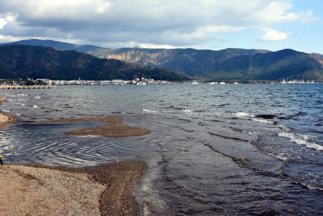 rnein Endonezya'da nce 7 iddetinde deprem oldu ardndan deniz ekilerek, ksa srede tsunami grld. 