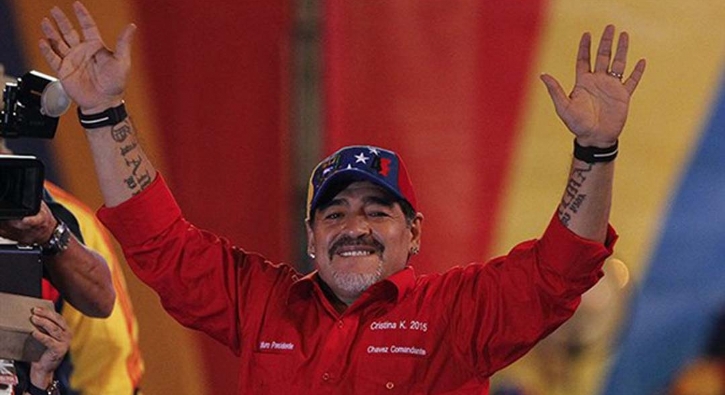 Maradona: Güçlü ol Venezuela!