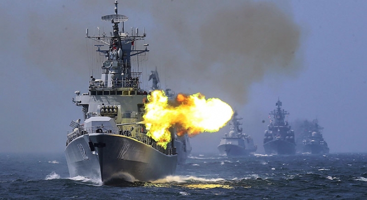 Çin ve Rusya'dan dev savaş gemileri ile 'ortak' gözdağı