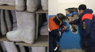 Akılalmaz olay! Duvardan adam çıkınca şok oldular