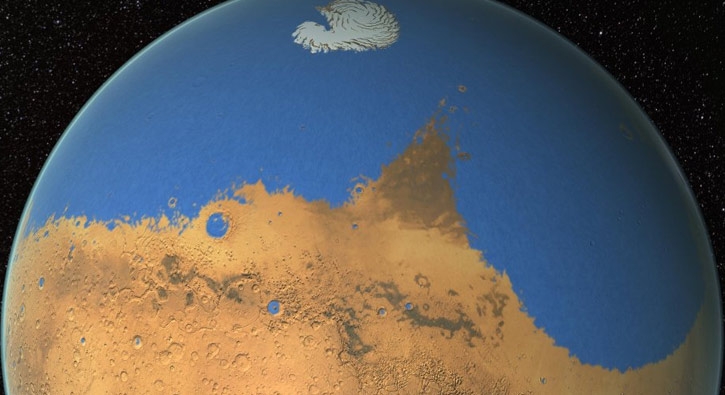 Mars'ta devasa buz kütleleri bulundu
