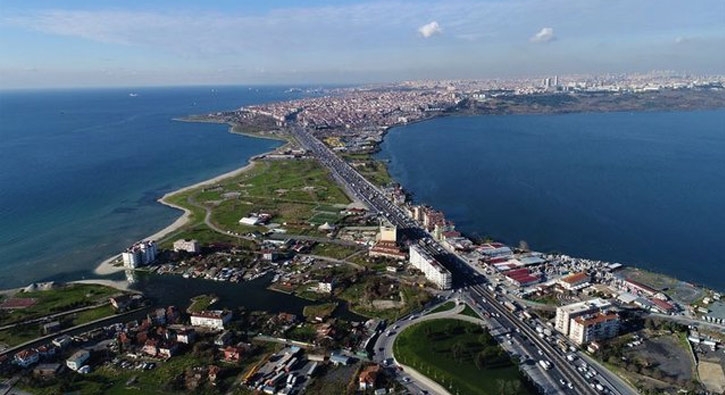 Kanal İstanbul havadan böyle görüntülendi