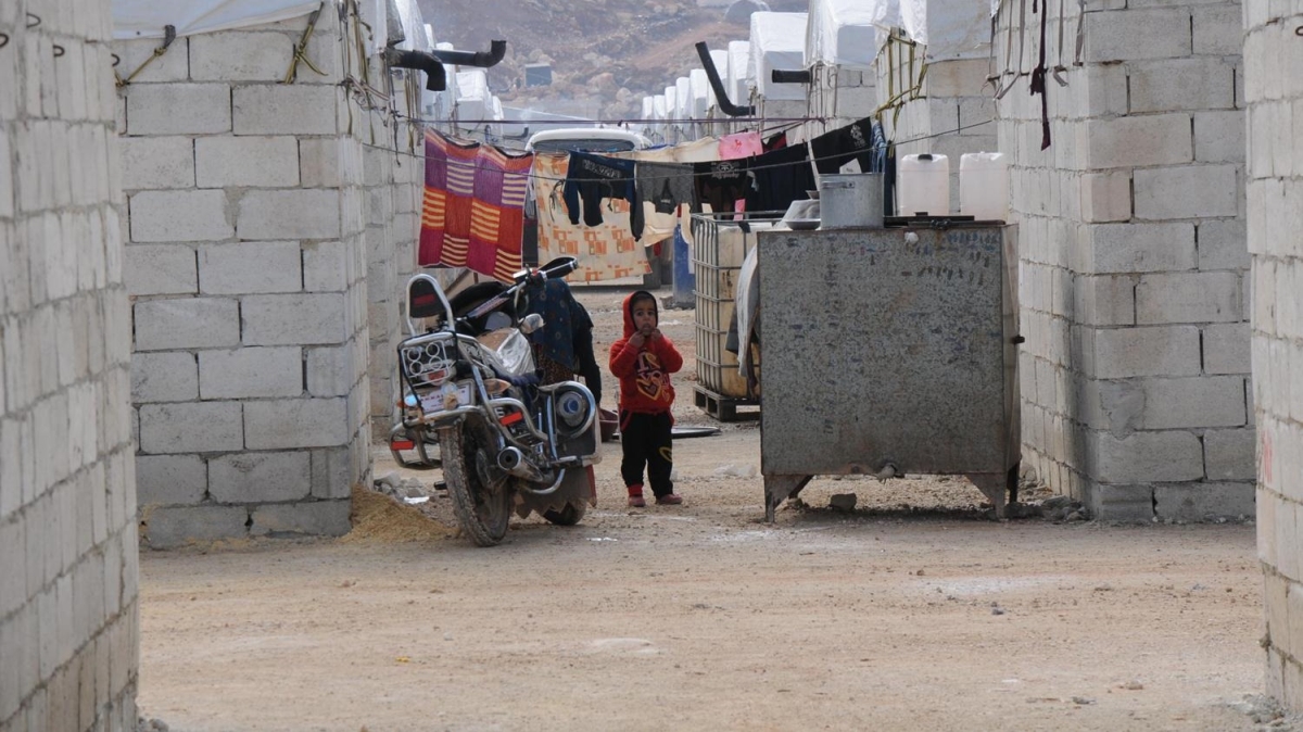 Trkiye snrna g eden Suriyeliler, briket evlere yerletiriliyor