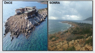 Bodrum'da 'kaçak yapı' ile mücadele hassasiyeti böyle fotoğraflandı