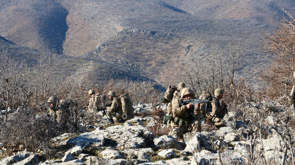 Siirt-Şırnak ara hattı 'Kapan-7 Karadağ Operasyonu' ile didik didik aranıyor