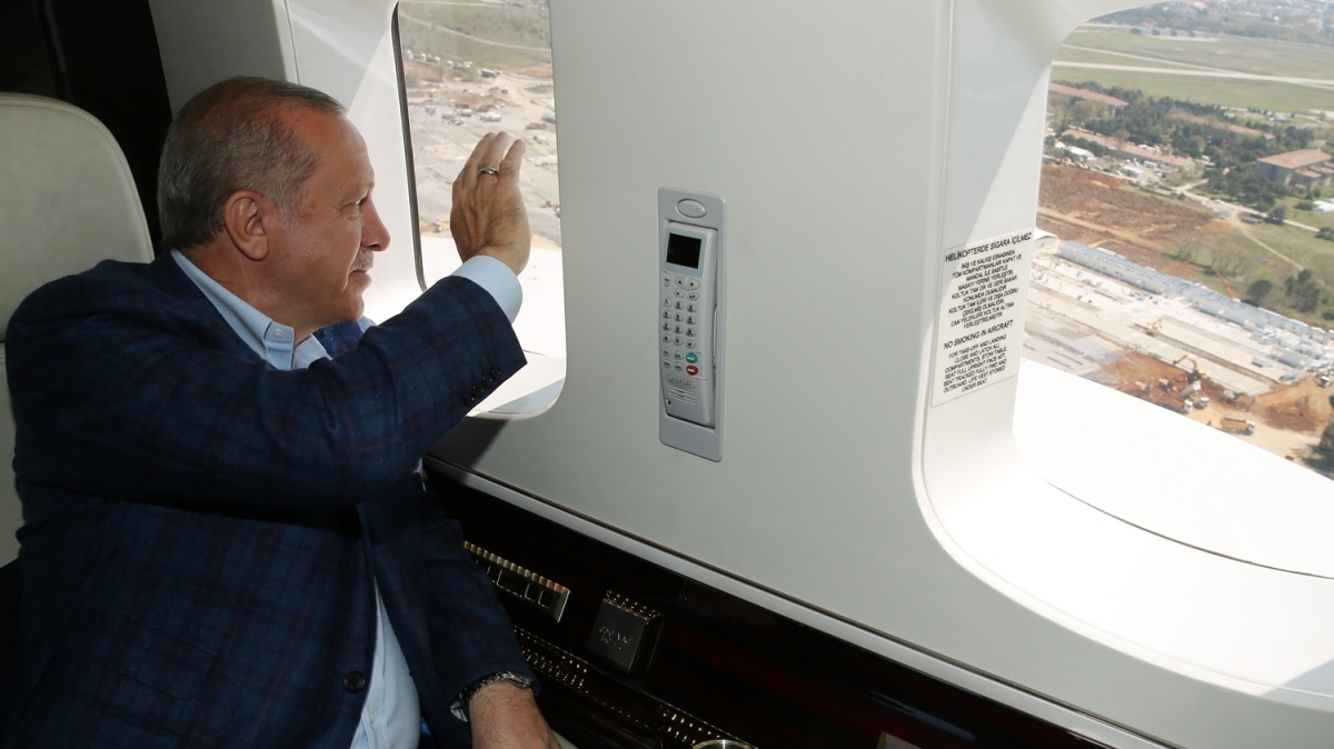 Başkan Erdoğan'dan büyük sürpriz: Havadan inceledi