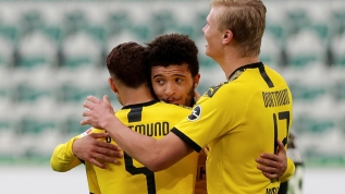 Wolfsburg - Dortmund maçında Jadon Sancho'nun hareketi olay yarattı