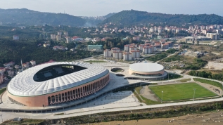Giresun'da yapılan Çotanak Stadı'nda sona gelindi