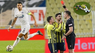 Fenerbahçe - Kasımpaşa maçında çok konuşulan olay! Mert Hakan ile Aytaç Kara olayında 'VAR' tartışması
