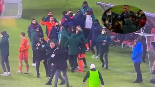 Süper Kupa'da saha karıştı, büyük olay! Okan Buruk ve Egemen Korkmaz...