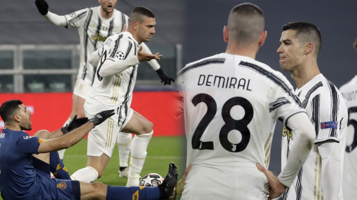 Juventus'un ampiyonlar Ligi'nden elenmesinin bileti kesildi! talyanlar Merih Demiral' hedef gsterdi: Beceriksiz...