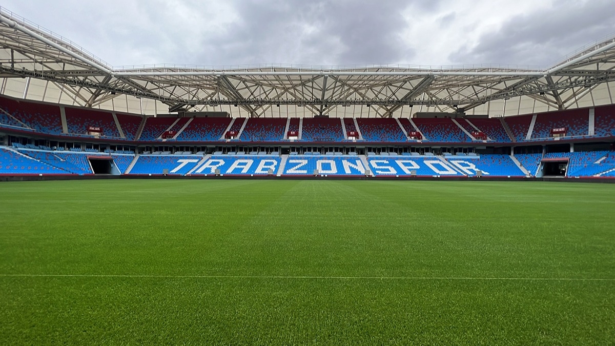 Trabzonspor'un stadı sil baştan yenilendi! İşte son hali...
