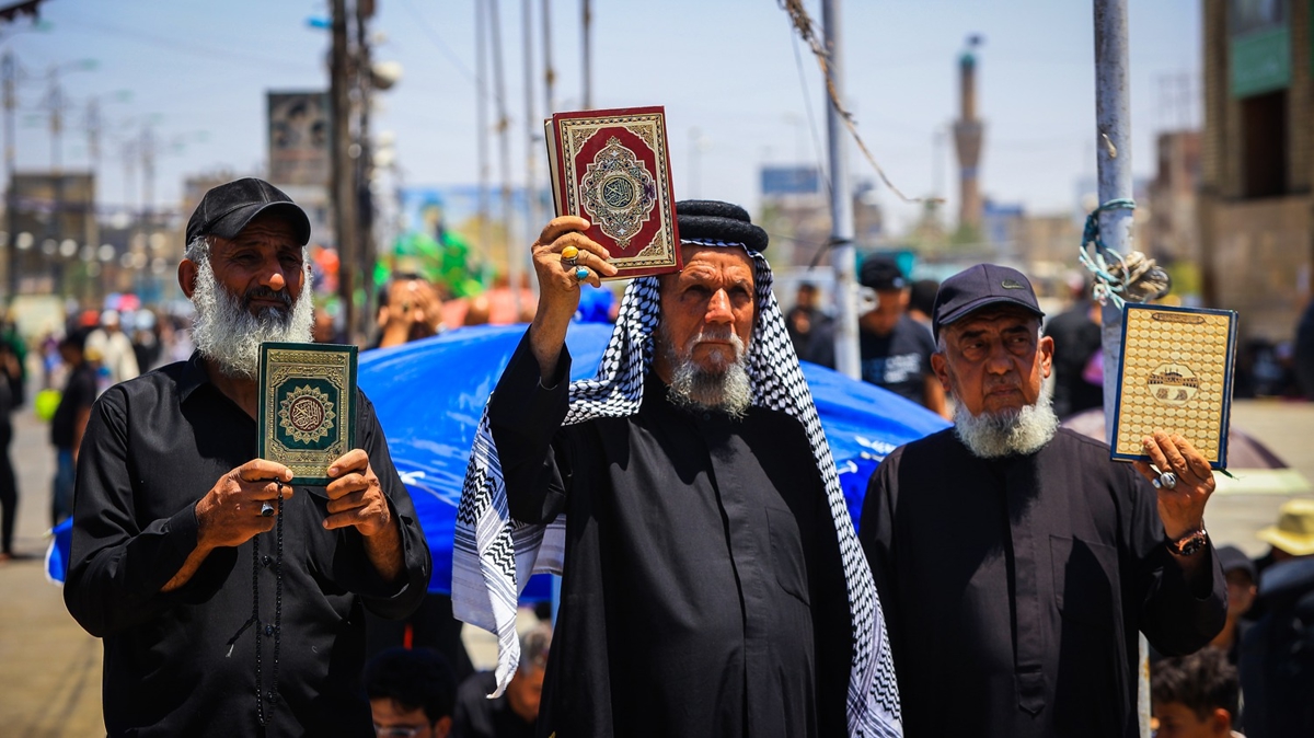 Irakllar Kur'an- Kerim'e yaplan saldry protesto etti