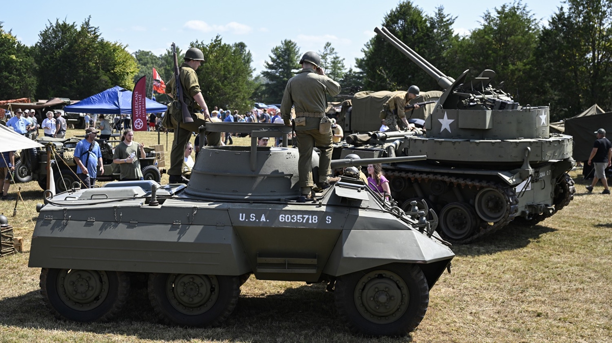 Tarihi tanklar ABD'de sergilendi