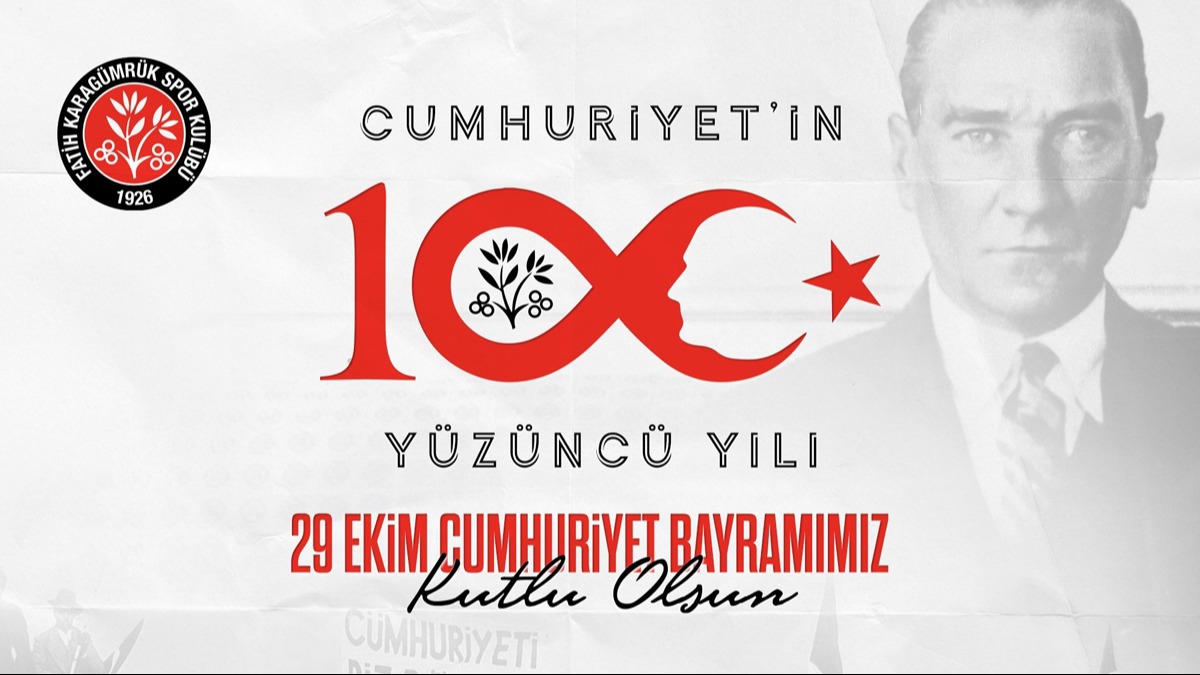 Futbol dnyas Cumhuriyet'in 100. yln kutlad!