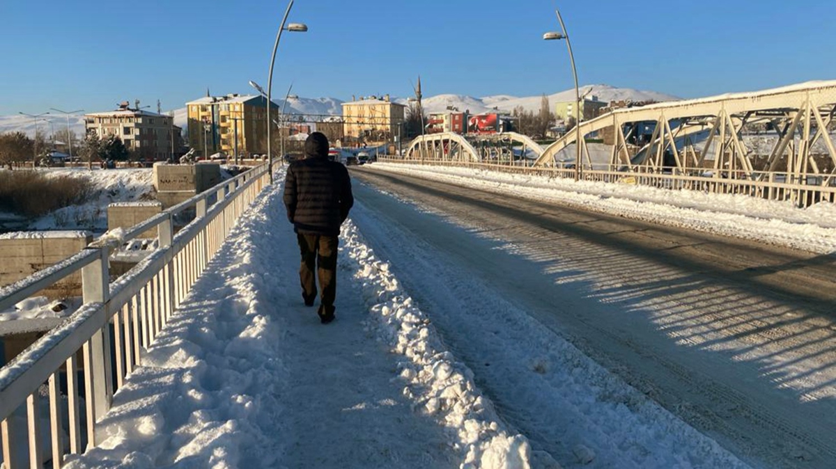 Termometreler eksi 31'i gsterdi