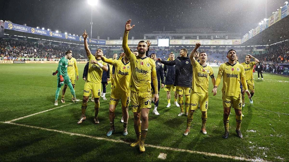 Fenerbahe, aykur Rizespor deplasmannda! te ne kan istatistikler