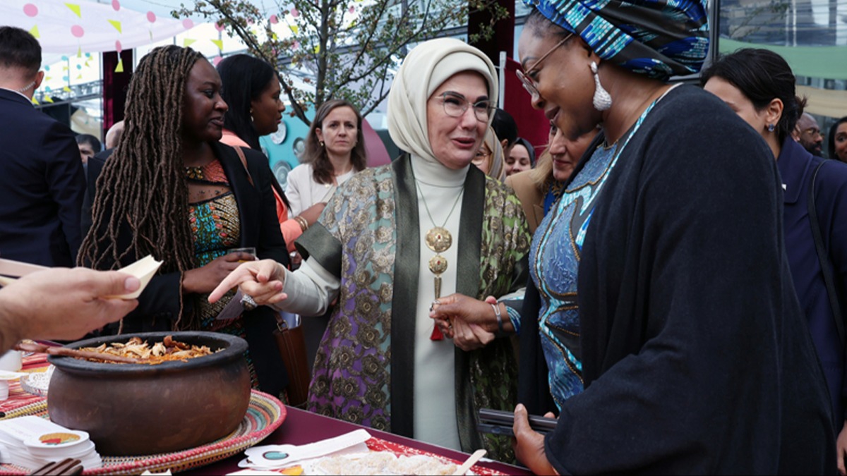 Emine Erdoan, Afrika ktasnn lezzetlerini New York'a tad