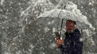 stanbul'da yln ilk kar ya manzaralar