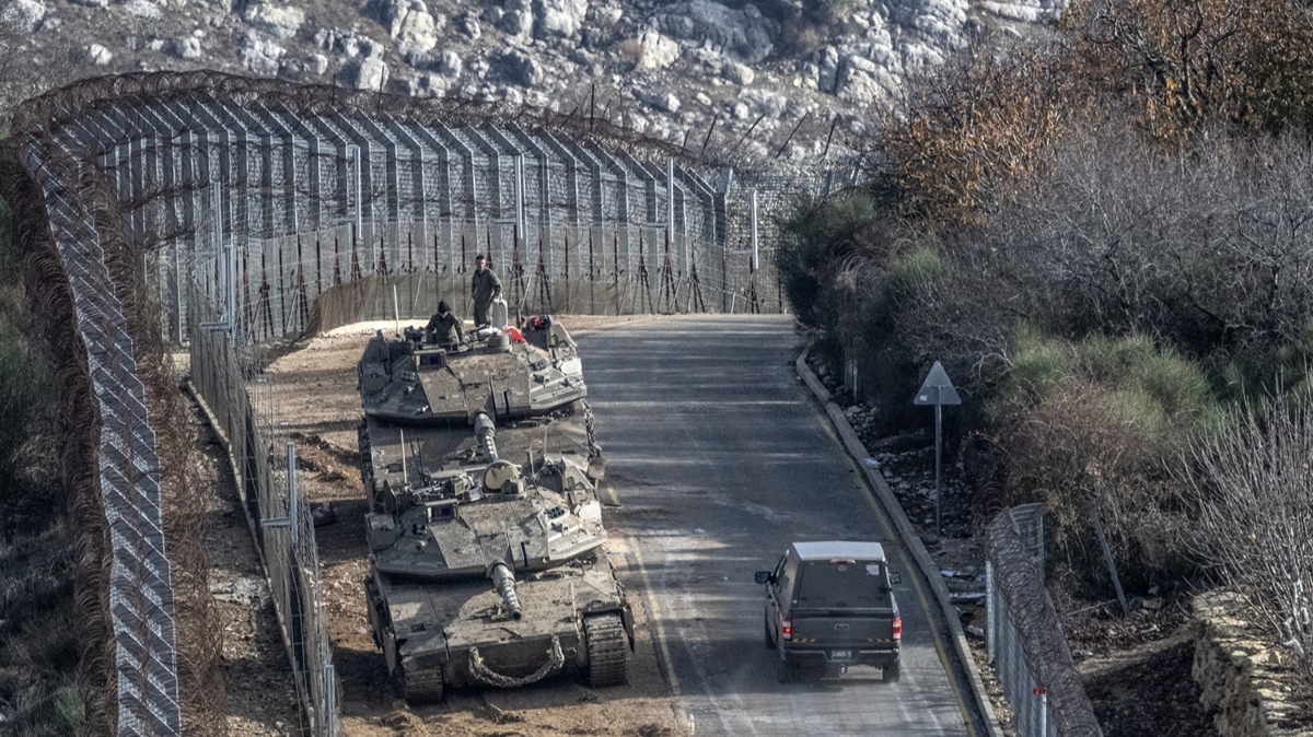 srail glerinin Golan Tepeleri'ndeki hareketlilii