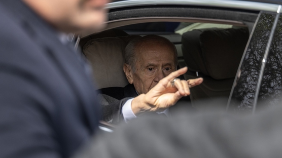 MHP Lideri Bahçeli'den günler sonra ilk kareler