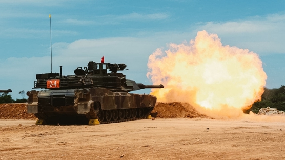 Tayvan, ABD yapm M1A2T tanklarla tatbikat dzenledi