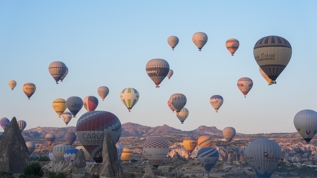 Kapadokya semalar rengarenk!