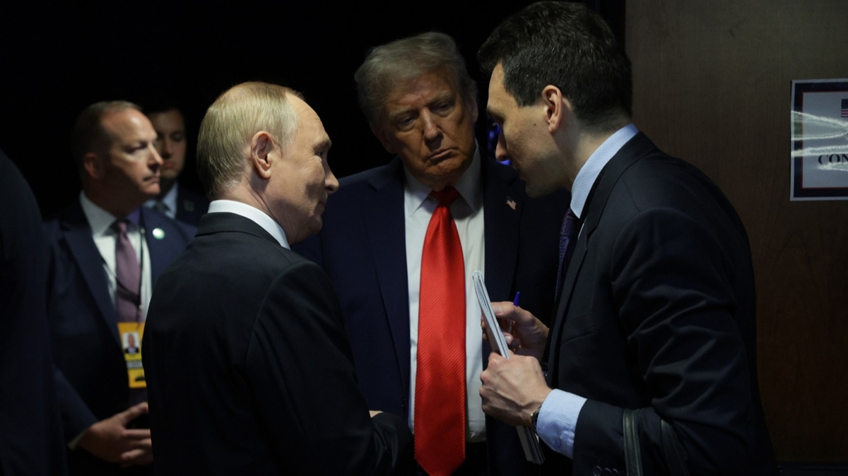 Dnyann gz Alaska'dayd... Putin-Trump grmesinden dikkat eken kareler