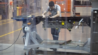 ALTAY'n seri retimi ilk kez grntlendi