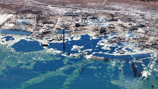 ''Kayıp şehir'' sular çekilince ortaya çıktı